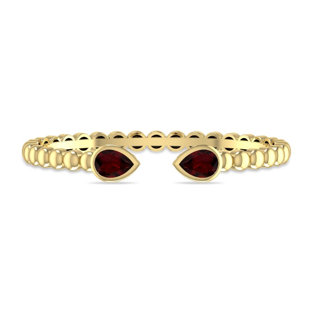 Yellow Gold - Garnet
