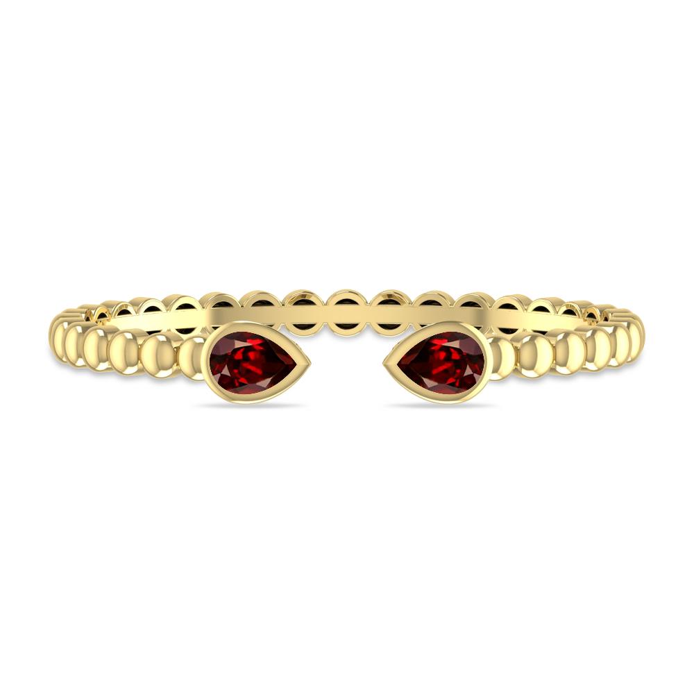Yellow Gold - Garnet