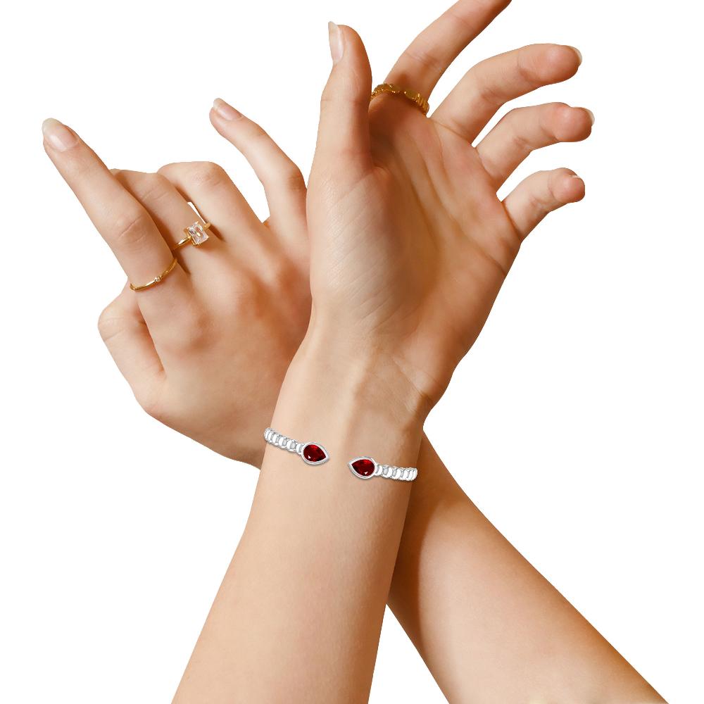 White Gold - Ruby