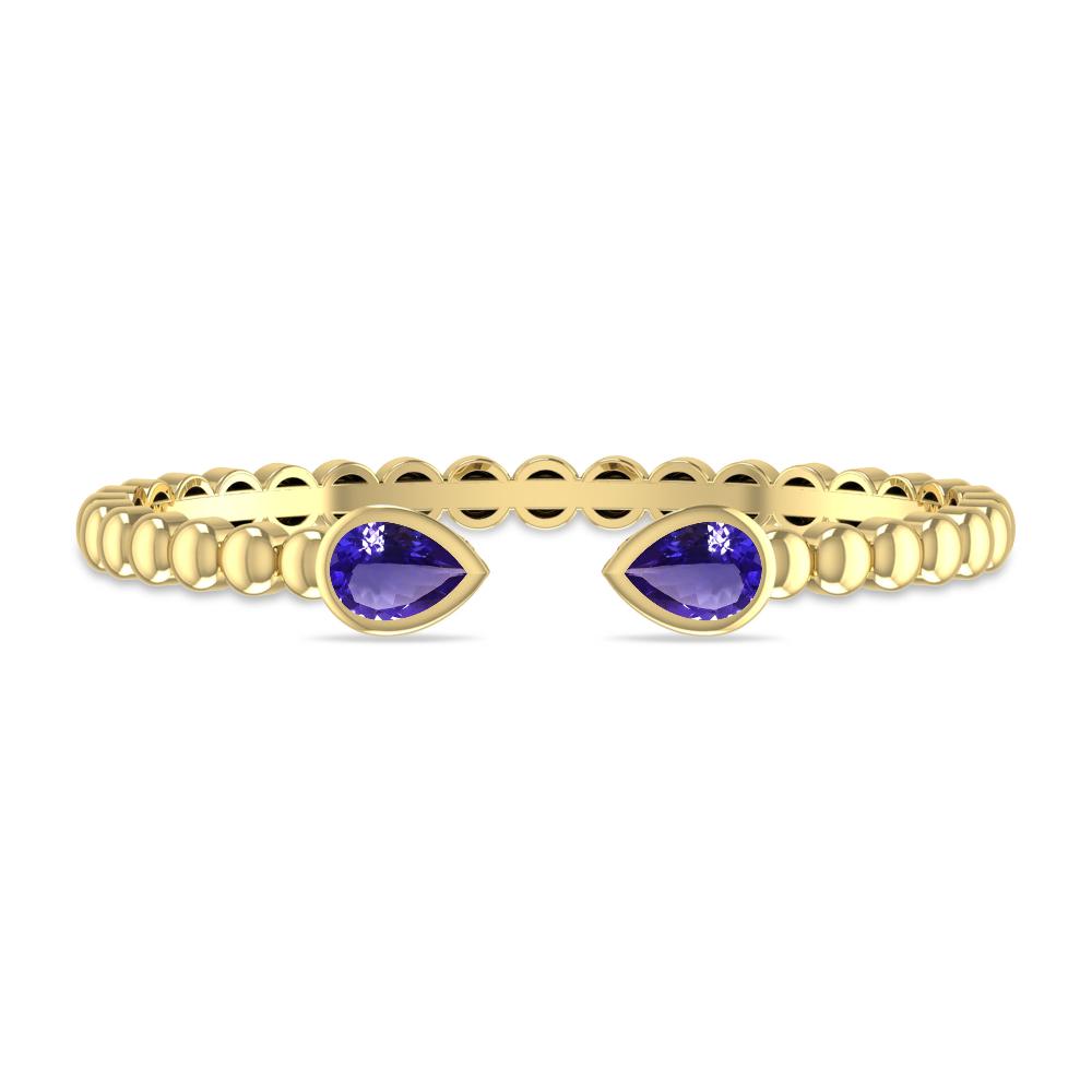Yellow Gold - Tanzanite