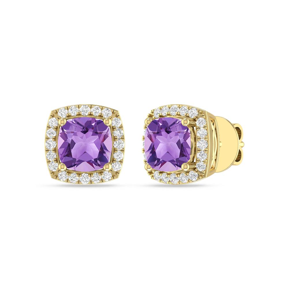 Yellow Gold - Amethyst