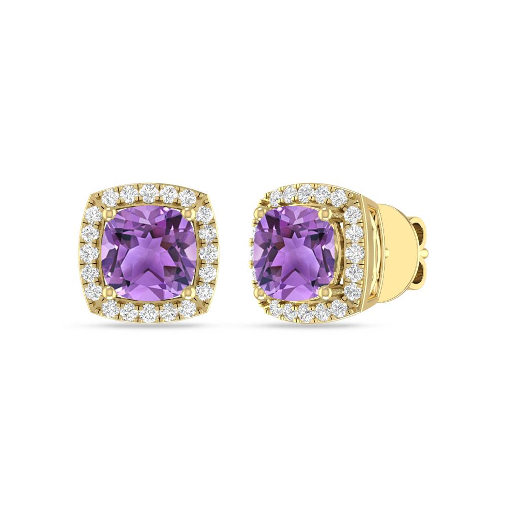 Yellow Gold - Amethyst