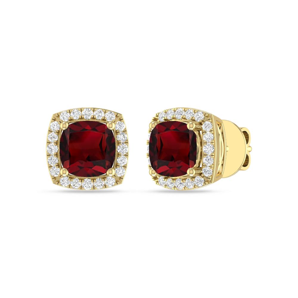 Yellow Gold - Garnet