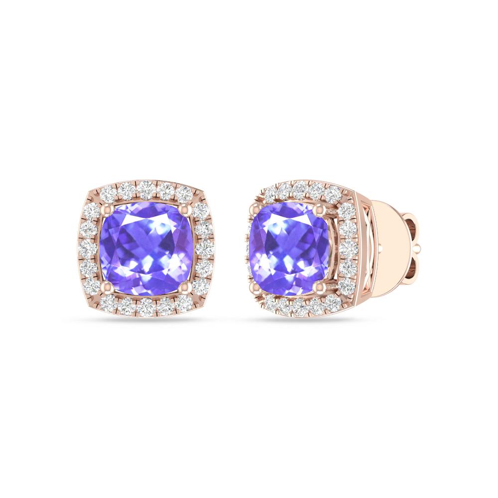 Rose Gold - Tanzanite