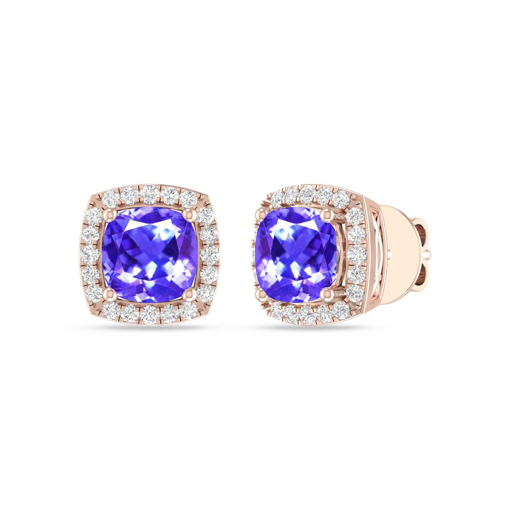 Rose Gold - Tanzanite