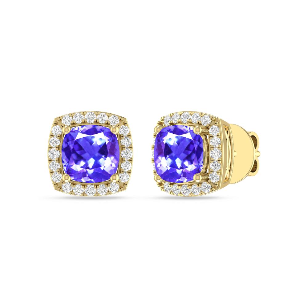 Yellow Gold - Tanzanite