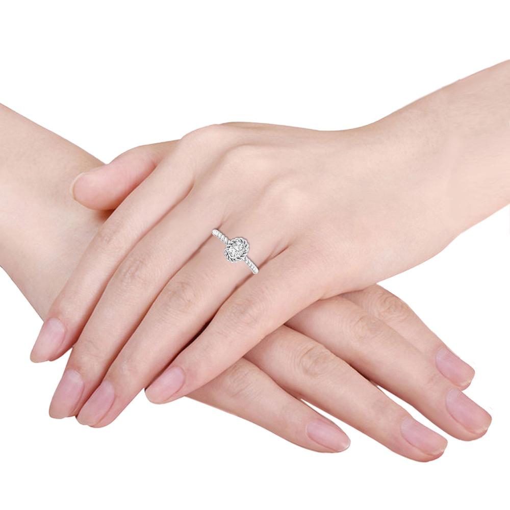 White Gold - Oval