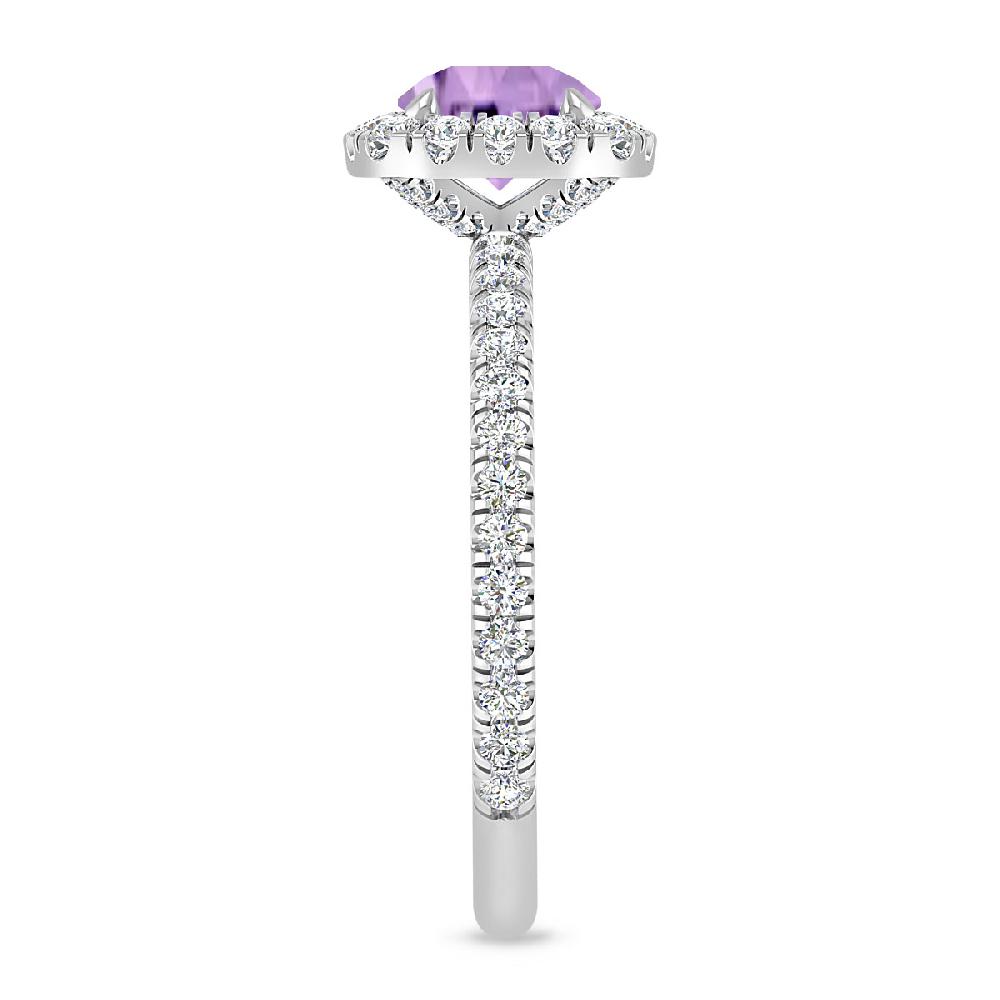 White Gold - Amethyst