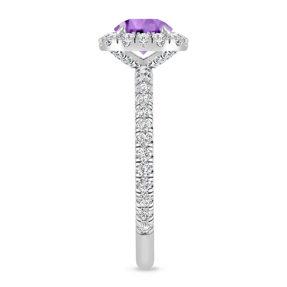 White Gold - Amethyst