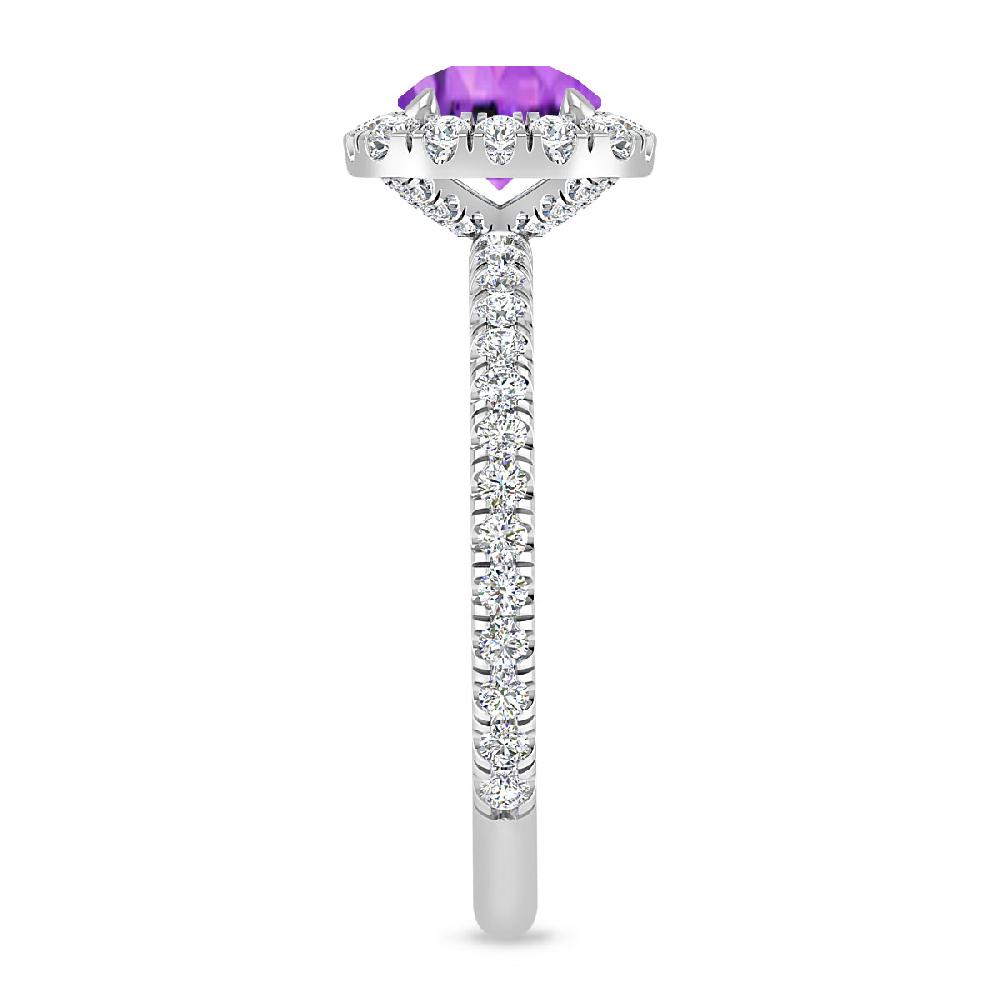 White Gold - Amethyst