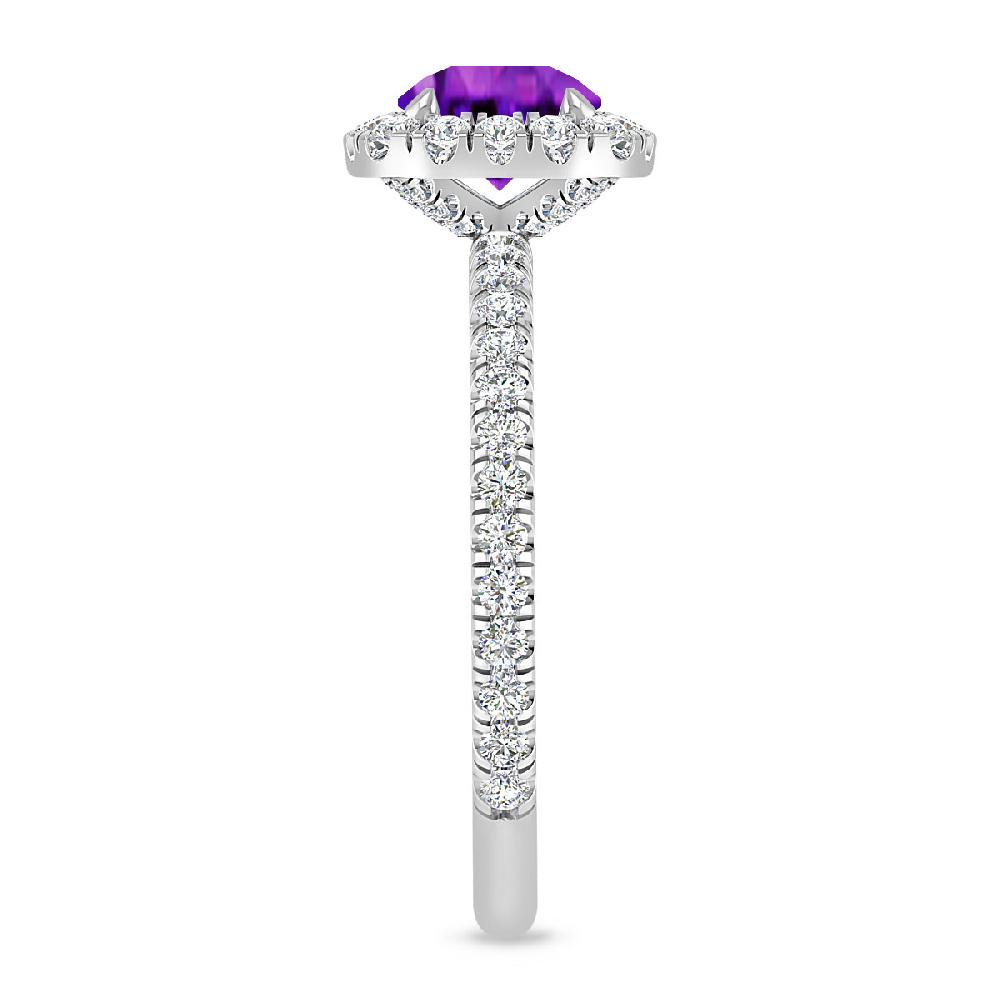 White Gold - Amethyst
