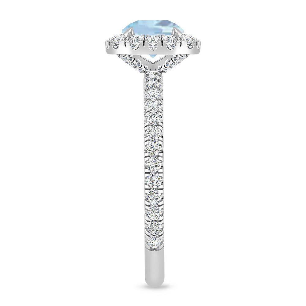 White Gold - Aquamarine