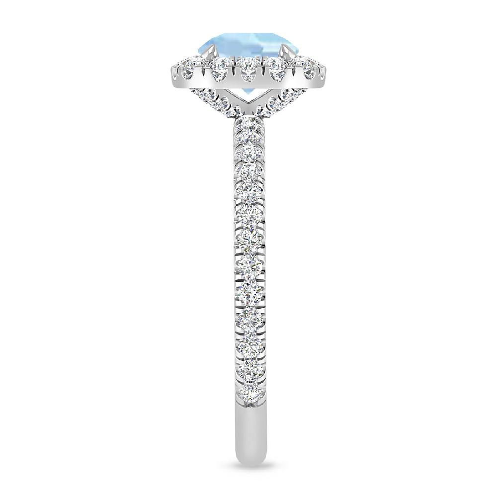 White Gold - Aquamarine