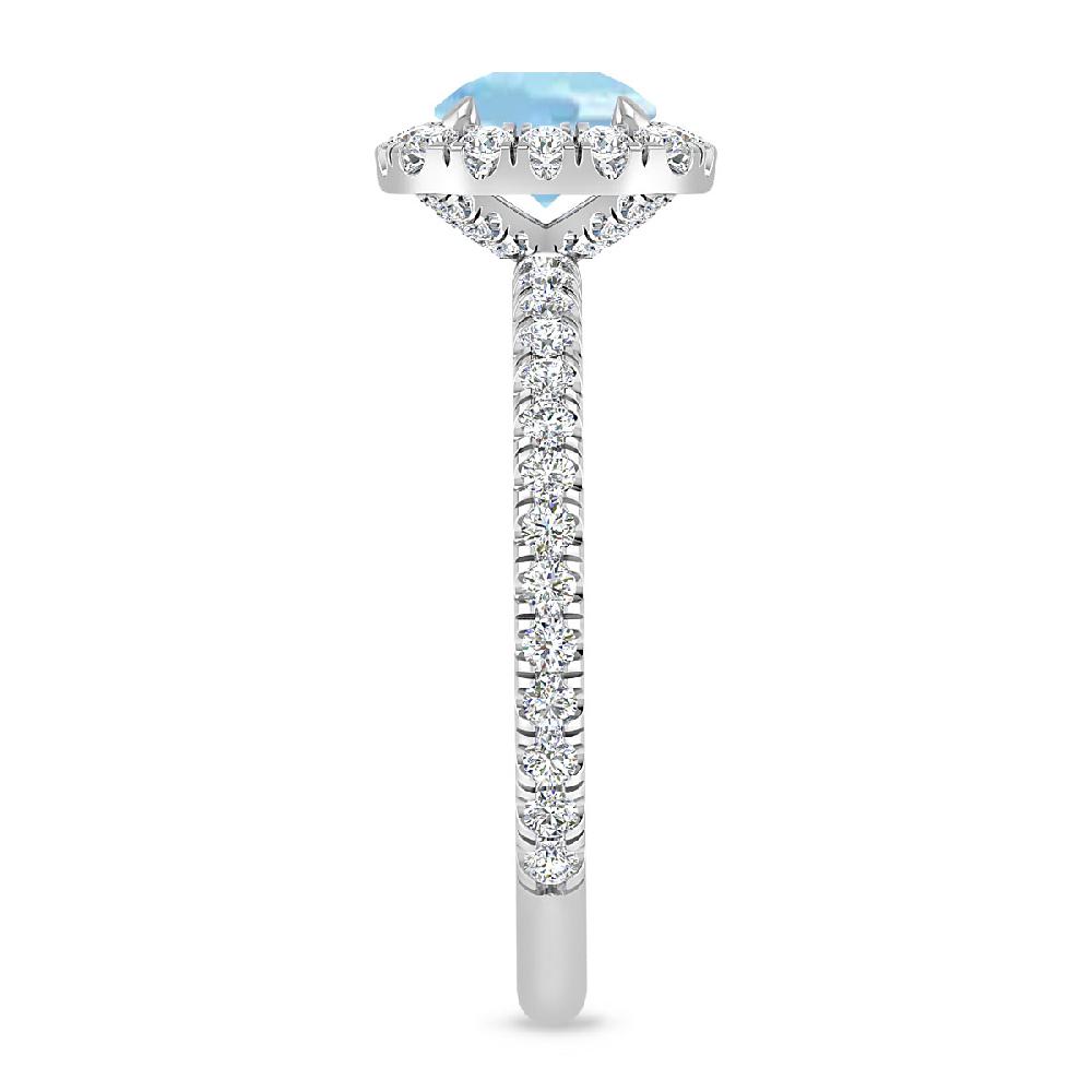 White Gold - Aquamarine