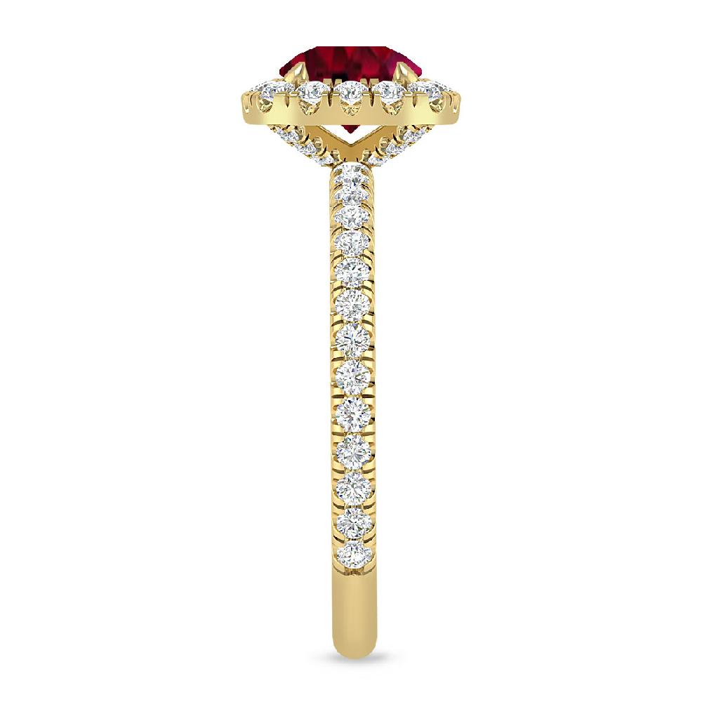 Yellow Gold - Garnet