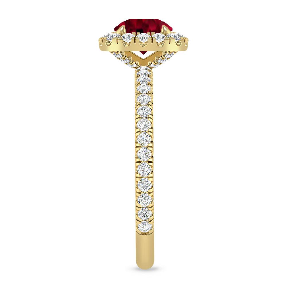 Yellow Gold - Garnet