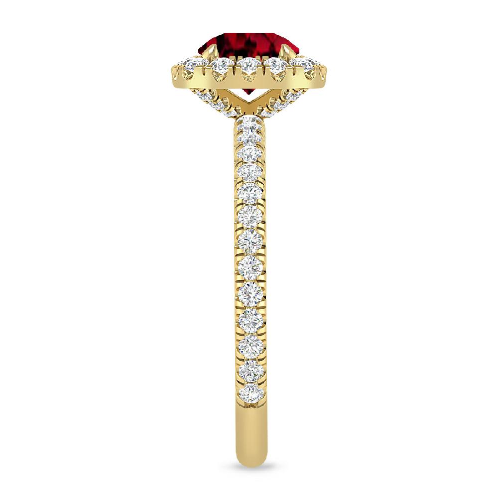 Yellow Gold - Garnet