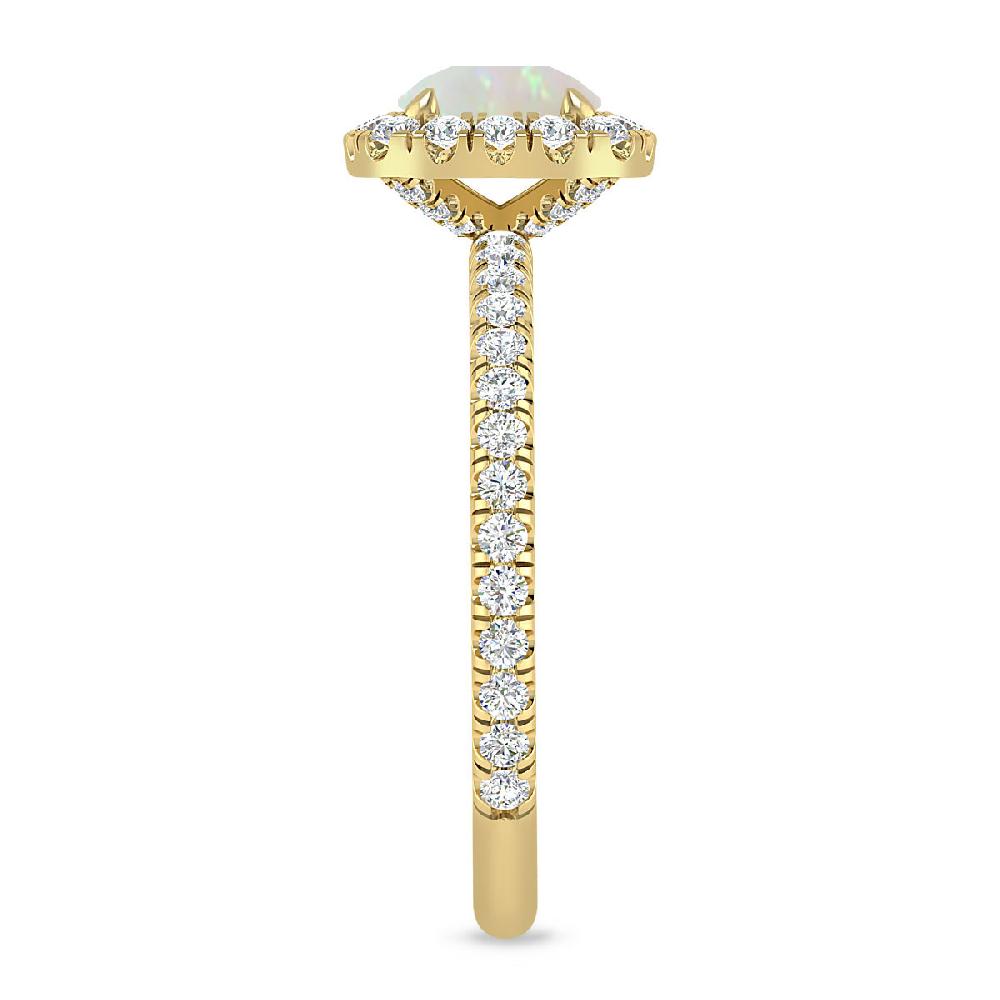 Yellow Gold - Opal