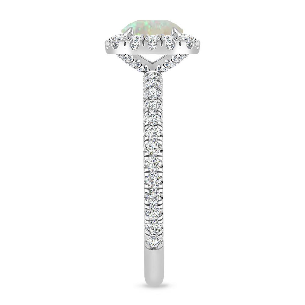 White Gold - Opal