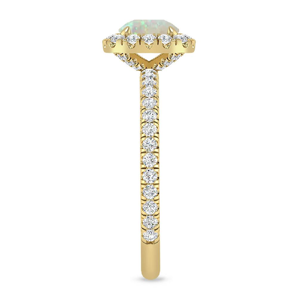 Yellow Gold - Opal