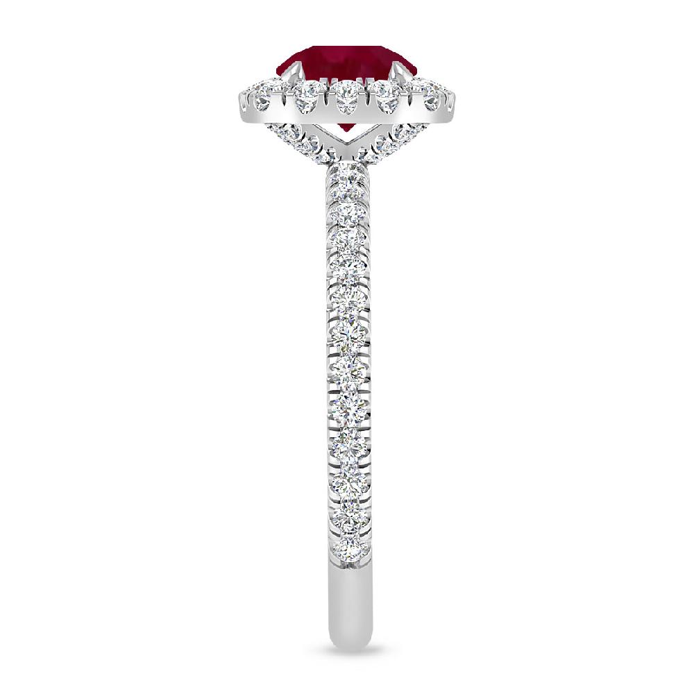 White Gold - Ruby