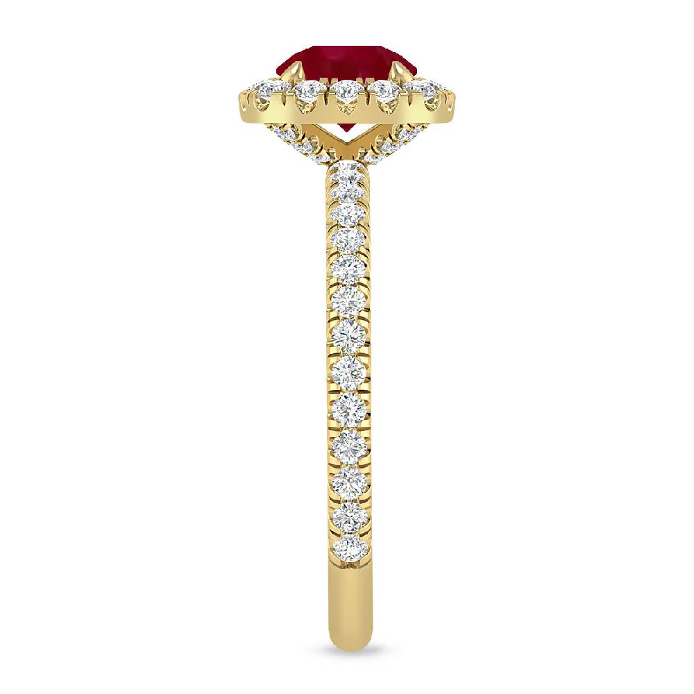 Yellow Gold - Ruby