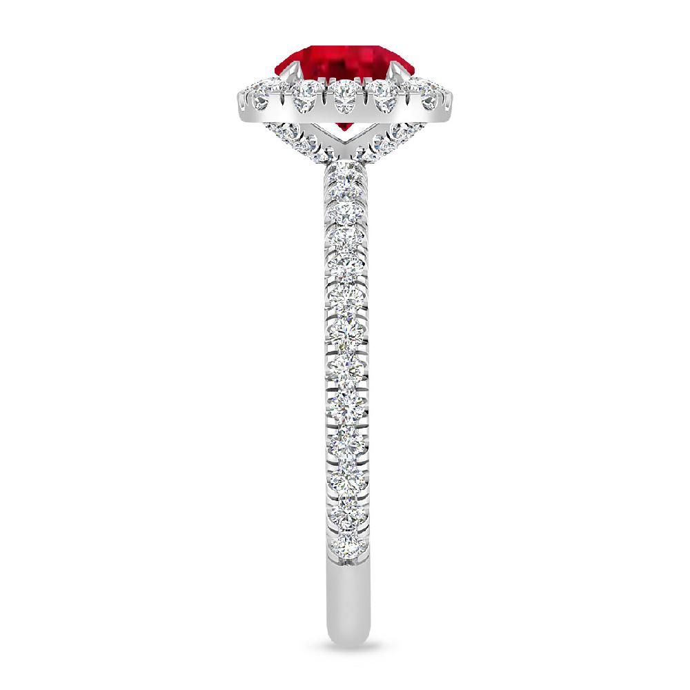 White Gold - Ruby