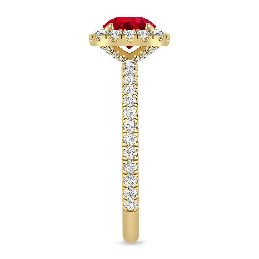 Yellow Gold - Ruby
