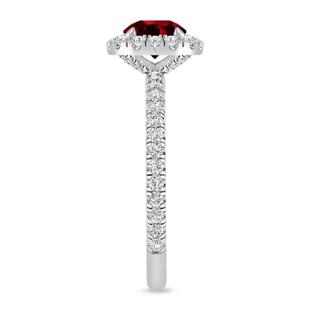 White Gold - Ruby