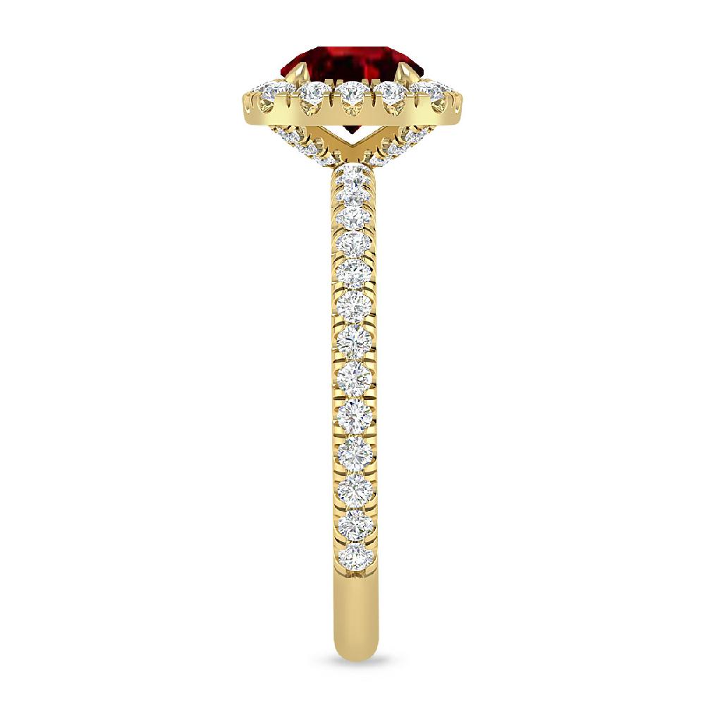 Yellow Gold - Ruby