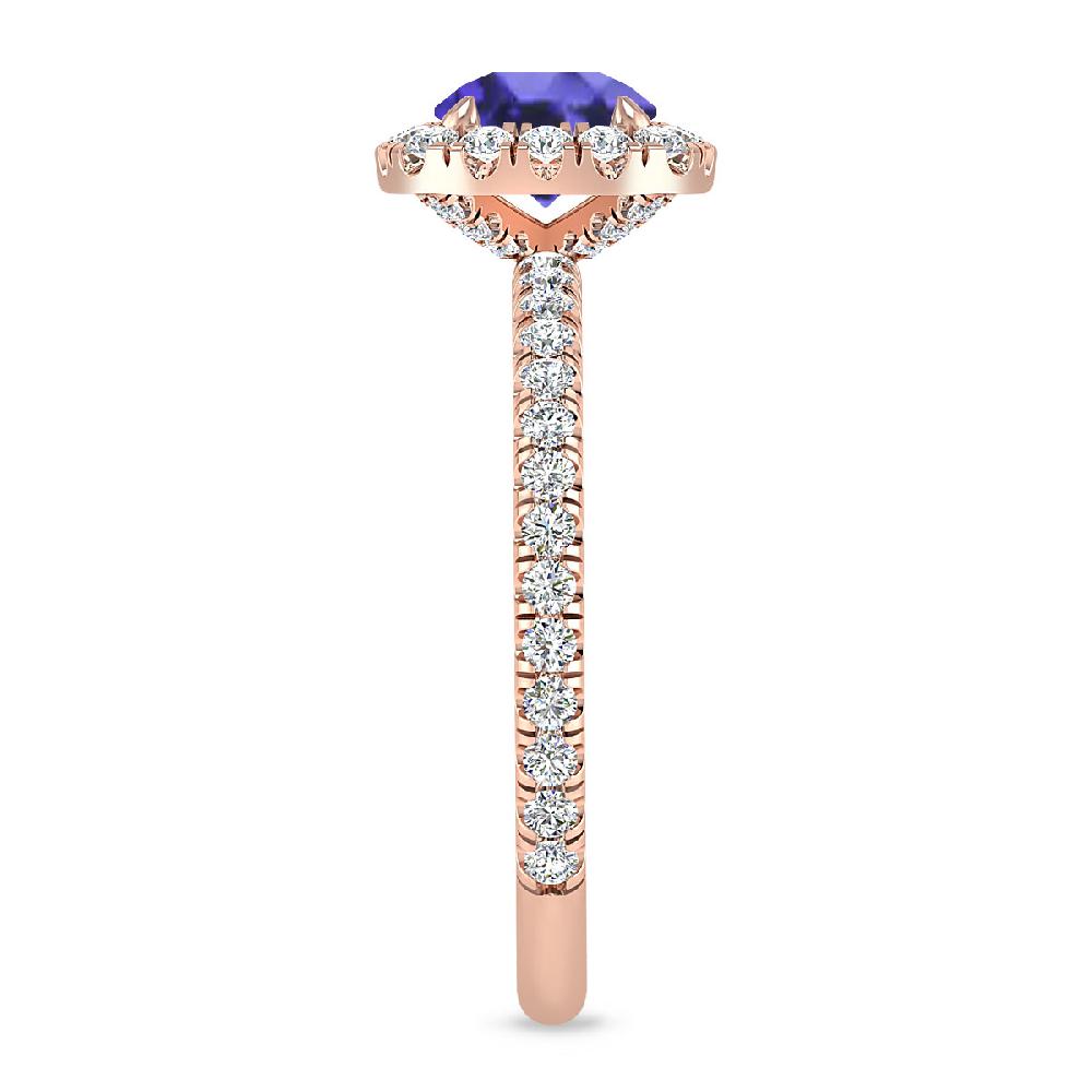 Rose Gold - Tanzanite
