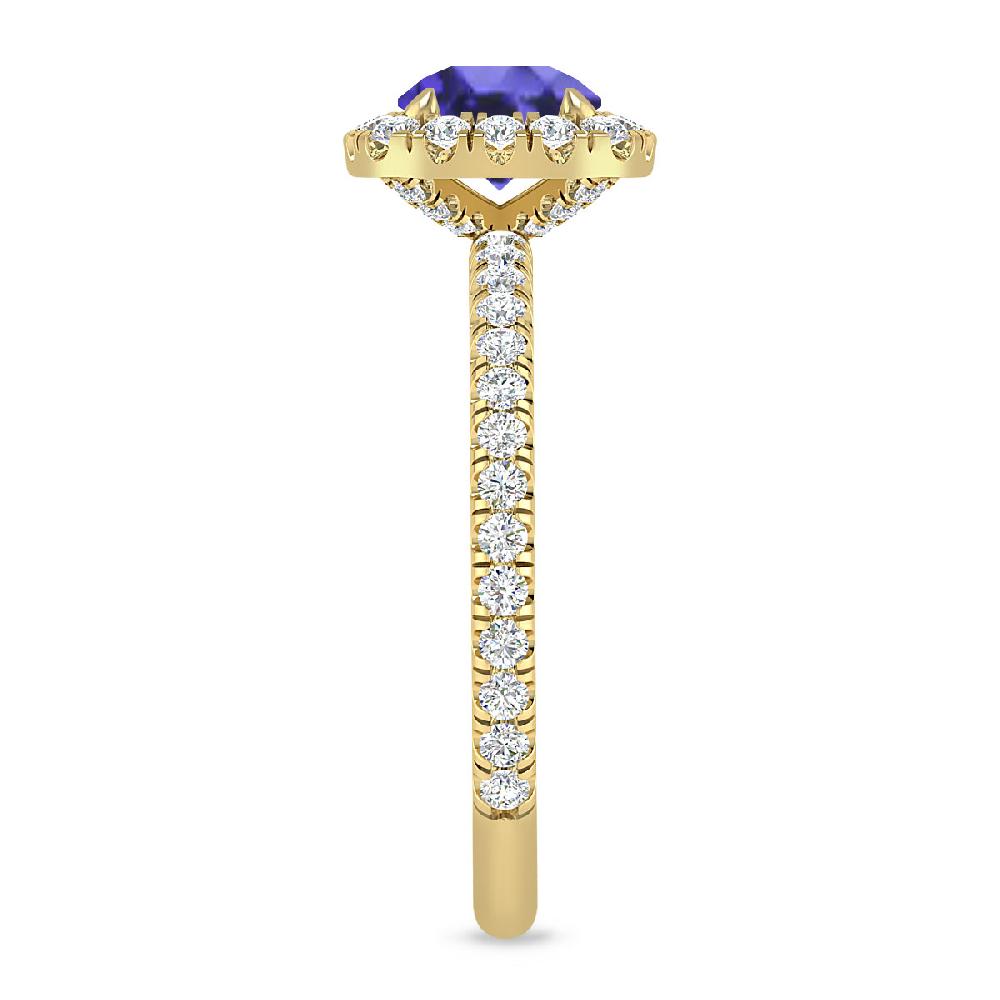 Yellow Gold - Tanzanite