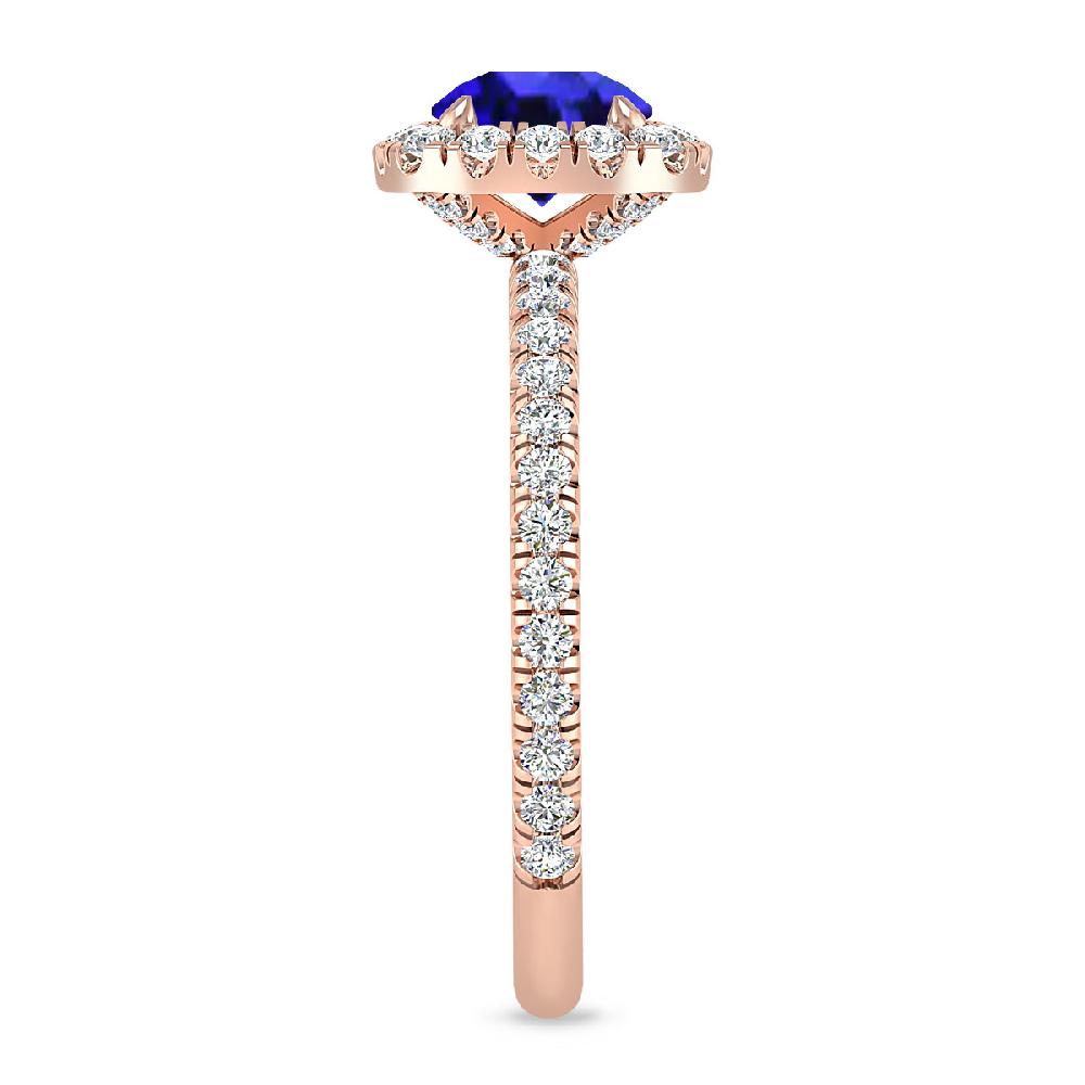 Rose Gold - Tanzanite