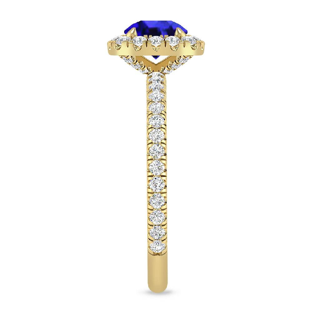 Yellow Gold - Tanzanite