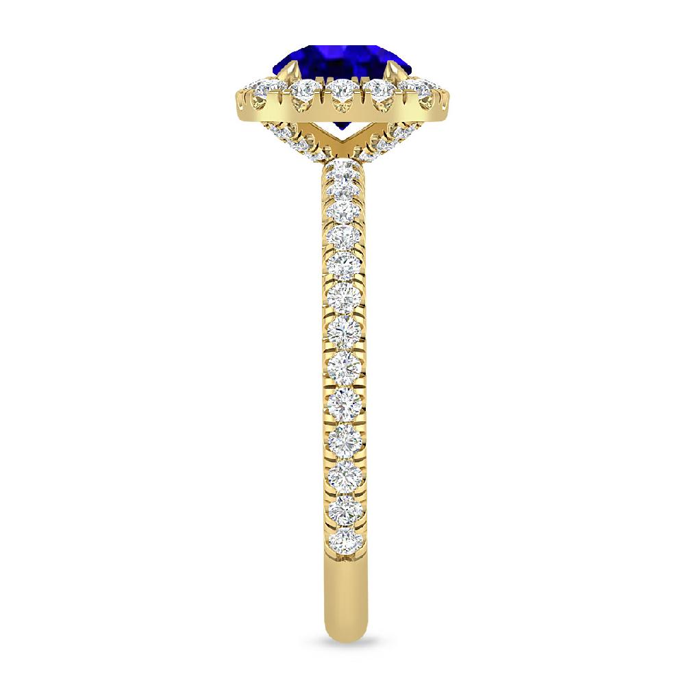Yellow Gold - Tanzanite