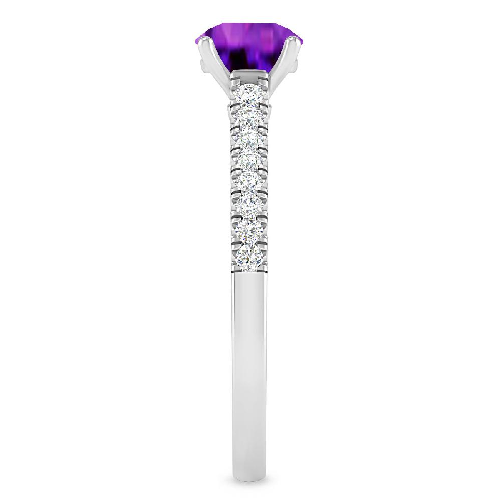 White Gold - Amethyst