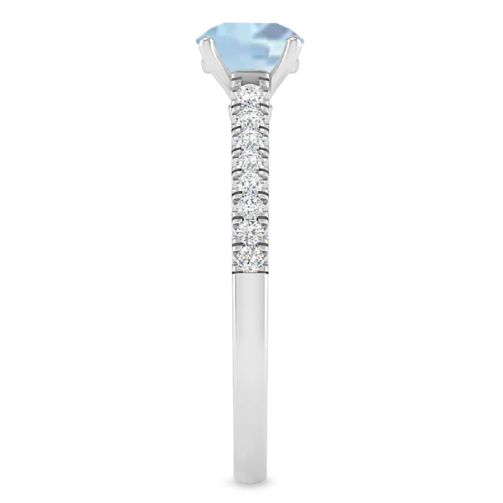 White Gold - Aquamarine