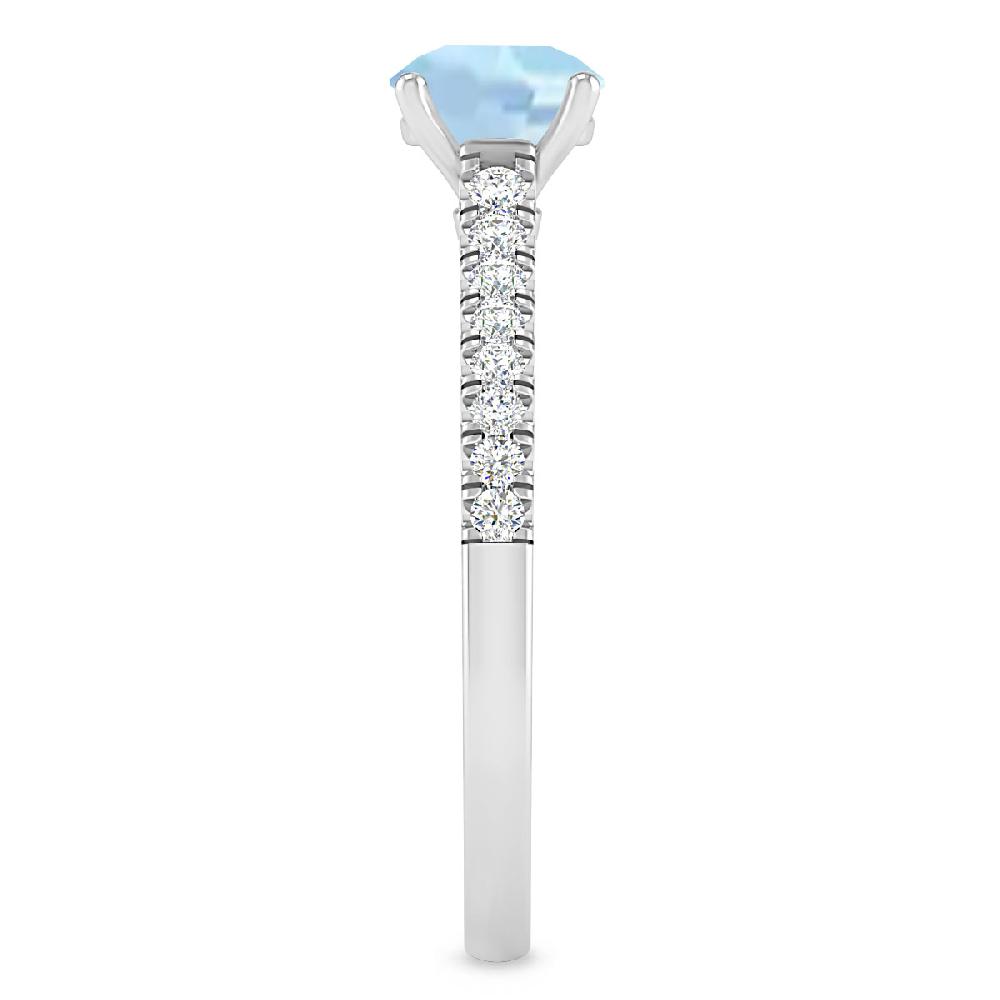 White Gold - Aquamarine