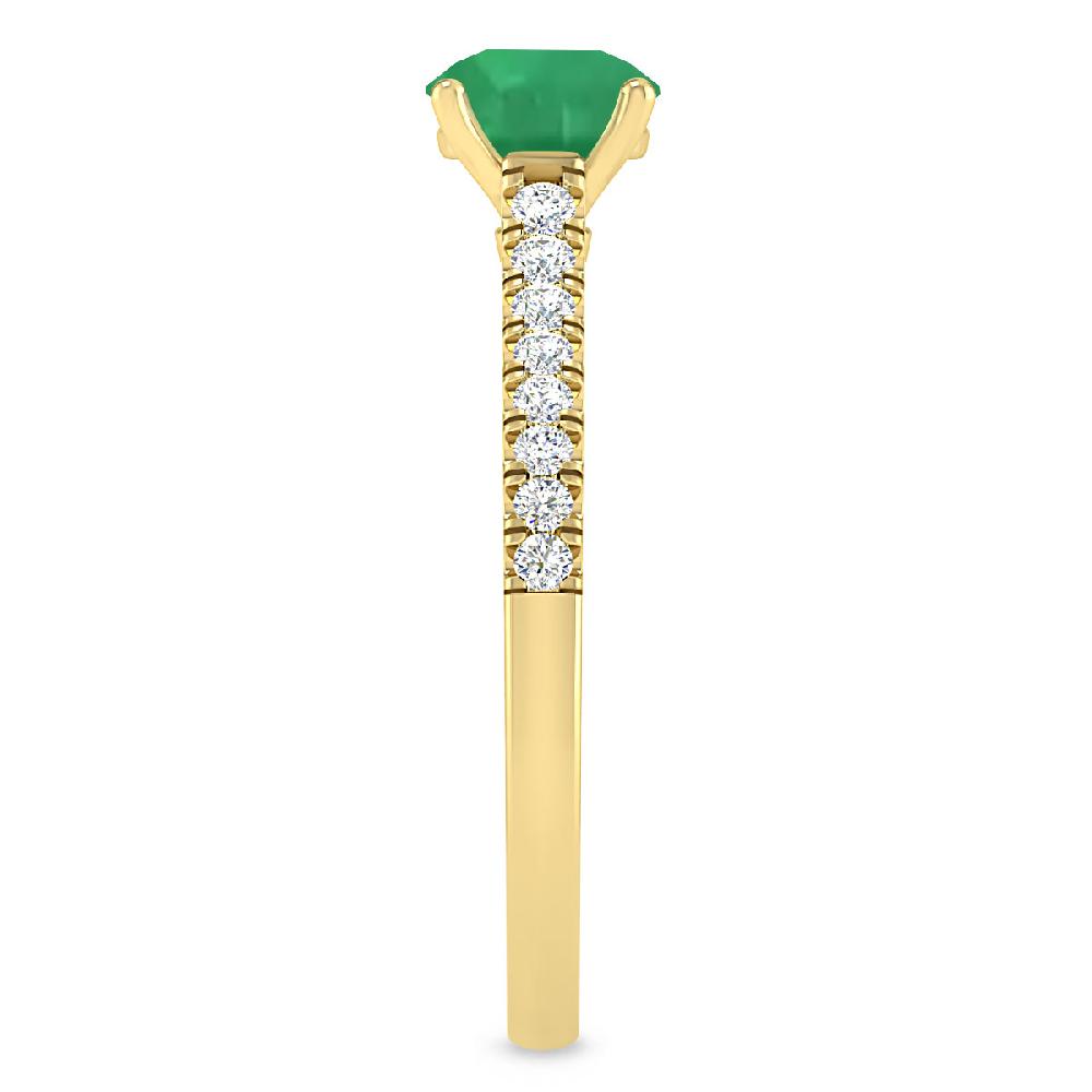 Yellow Gold - Emerald