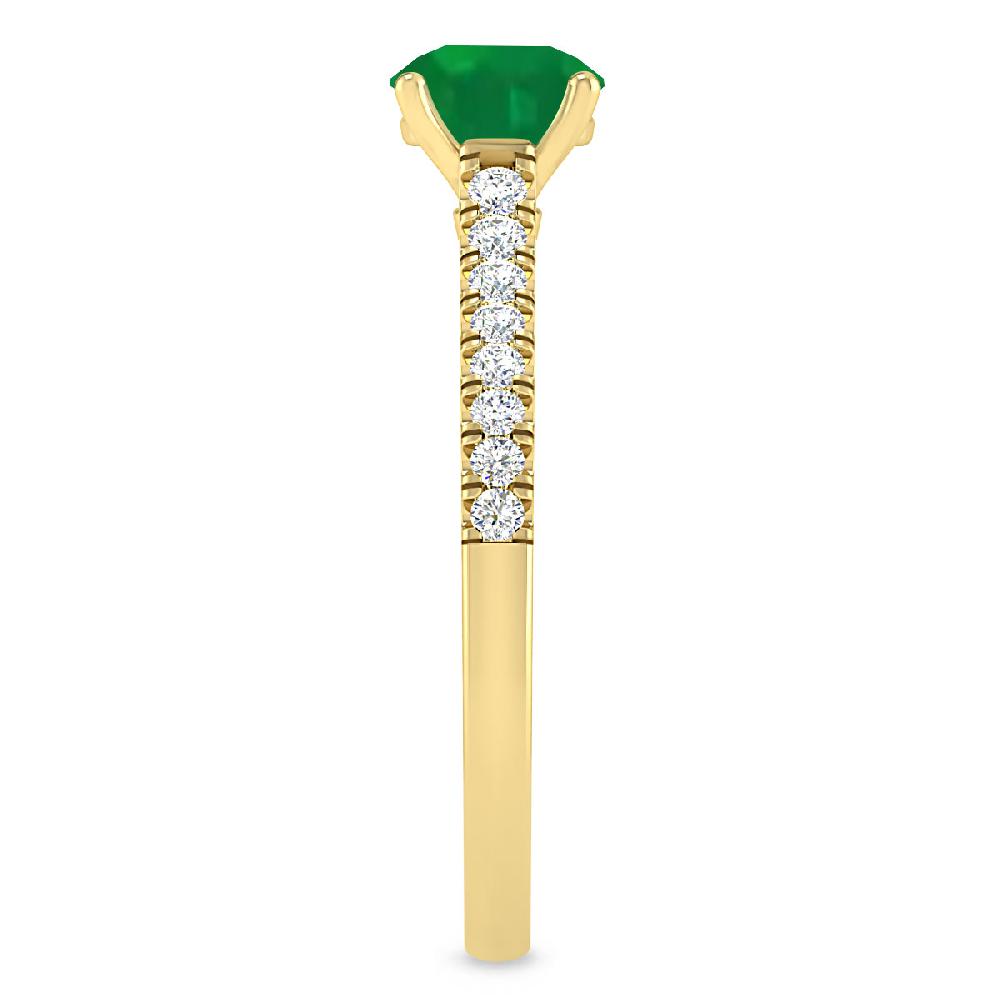Yellow Gold - Emerald