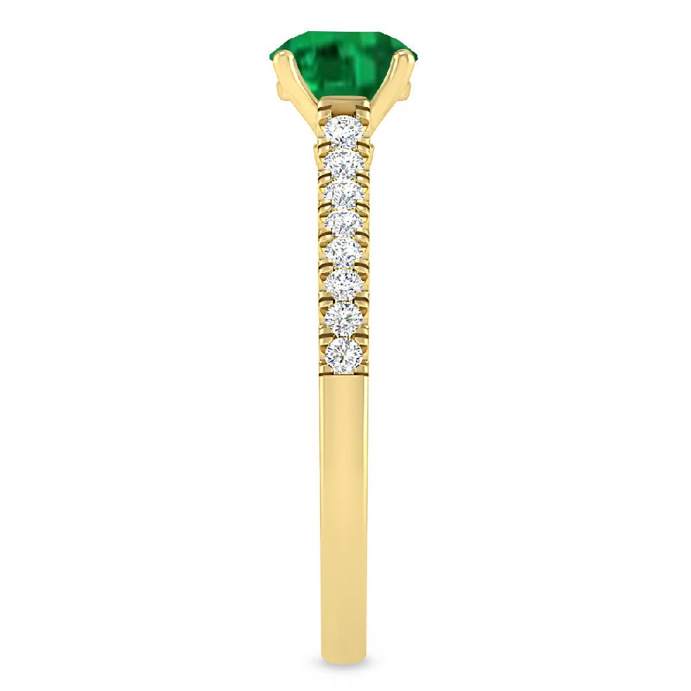 Yellow Gold - Emerald