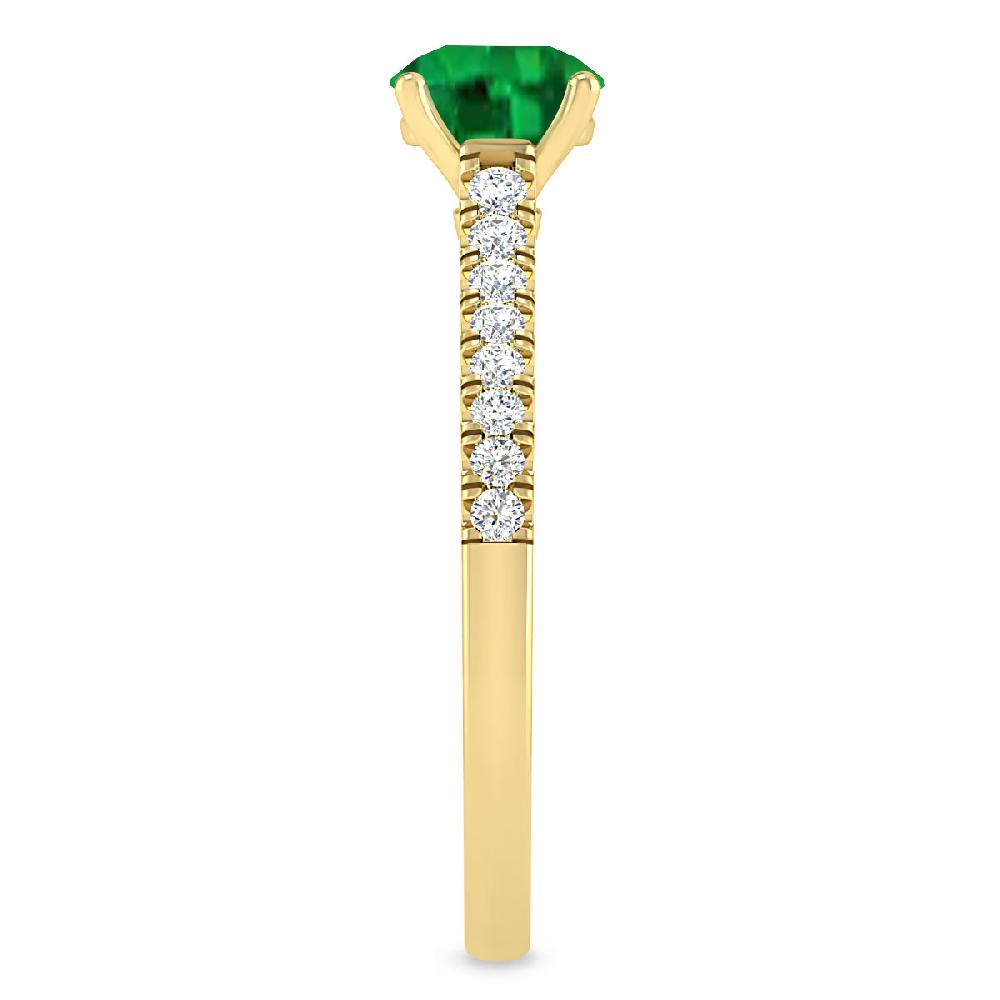 Yellow Gold - Emerald