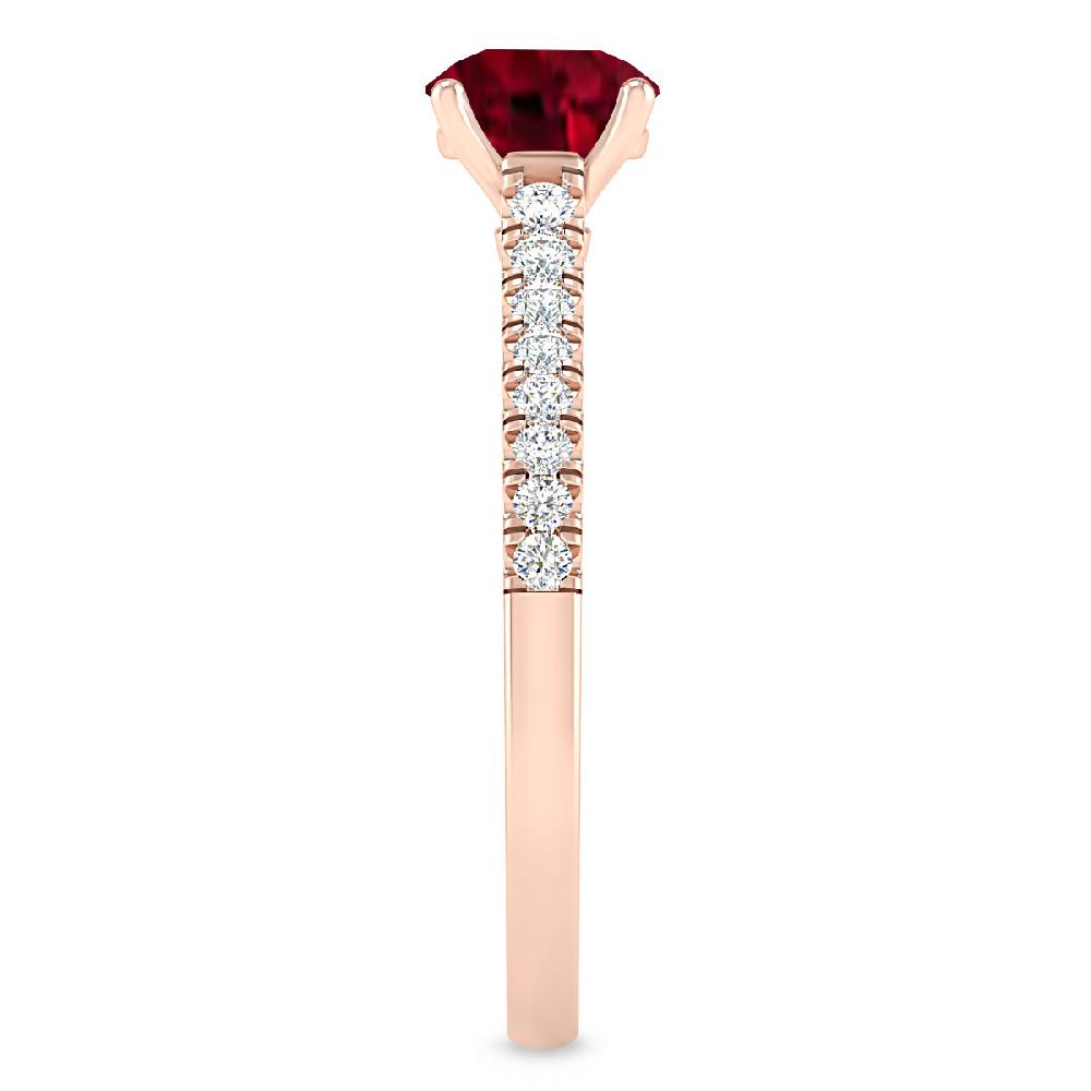 Rose Gold - Garnet