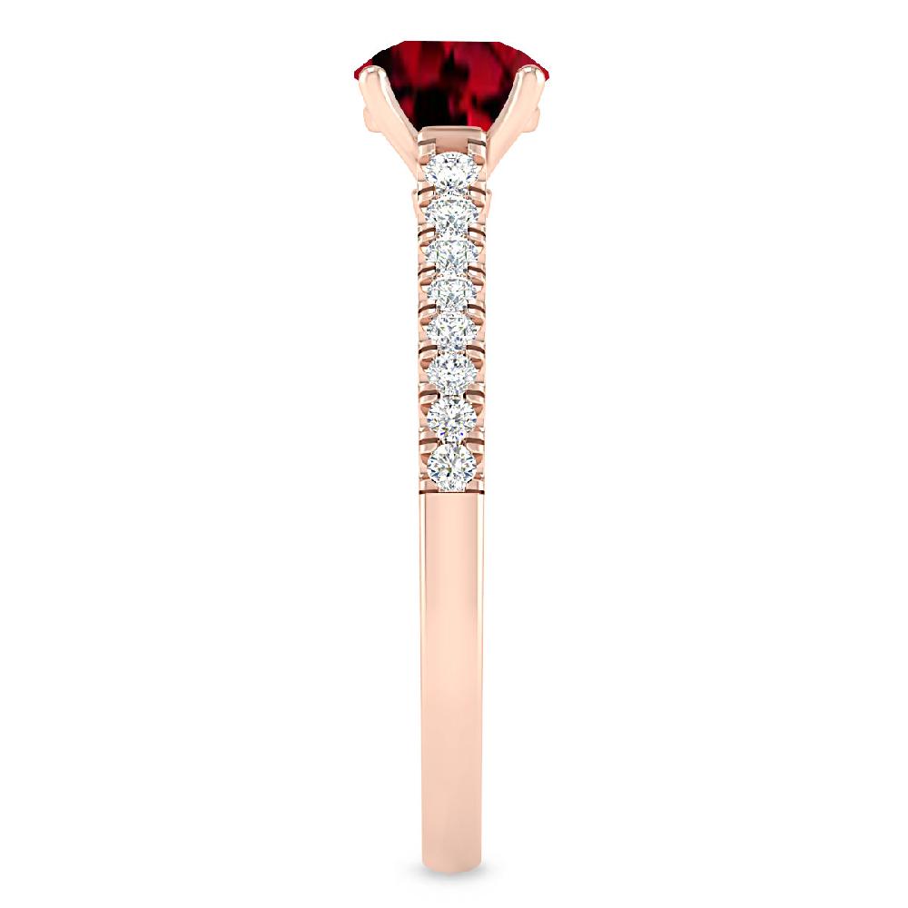 Rose Gold - Garnet