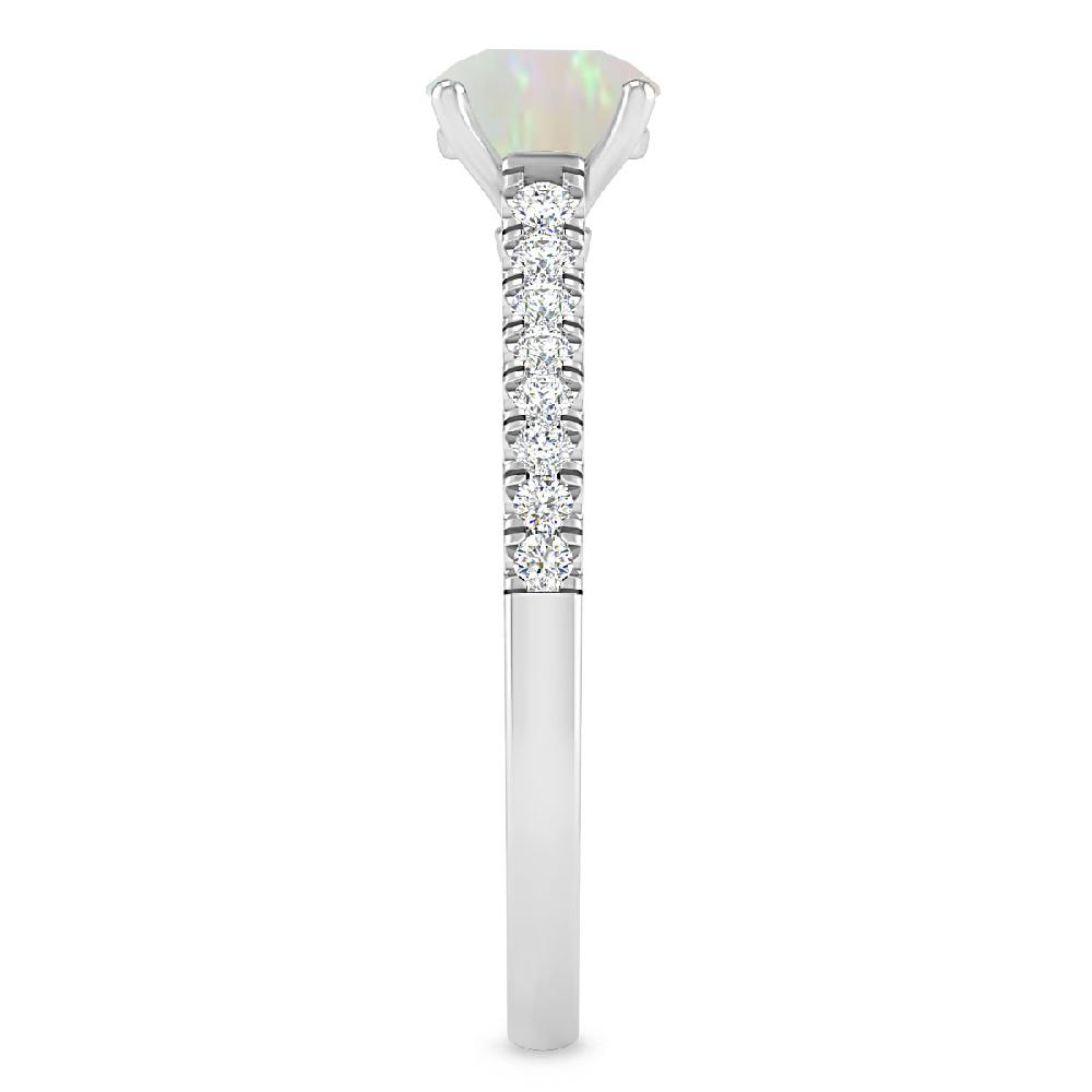 White Gold - Opal