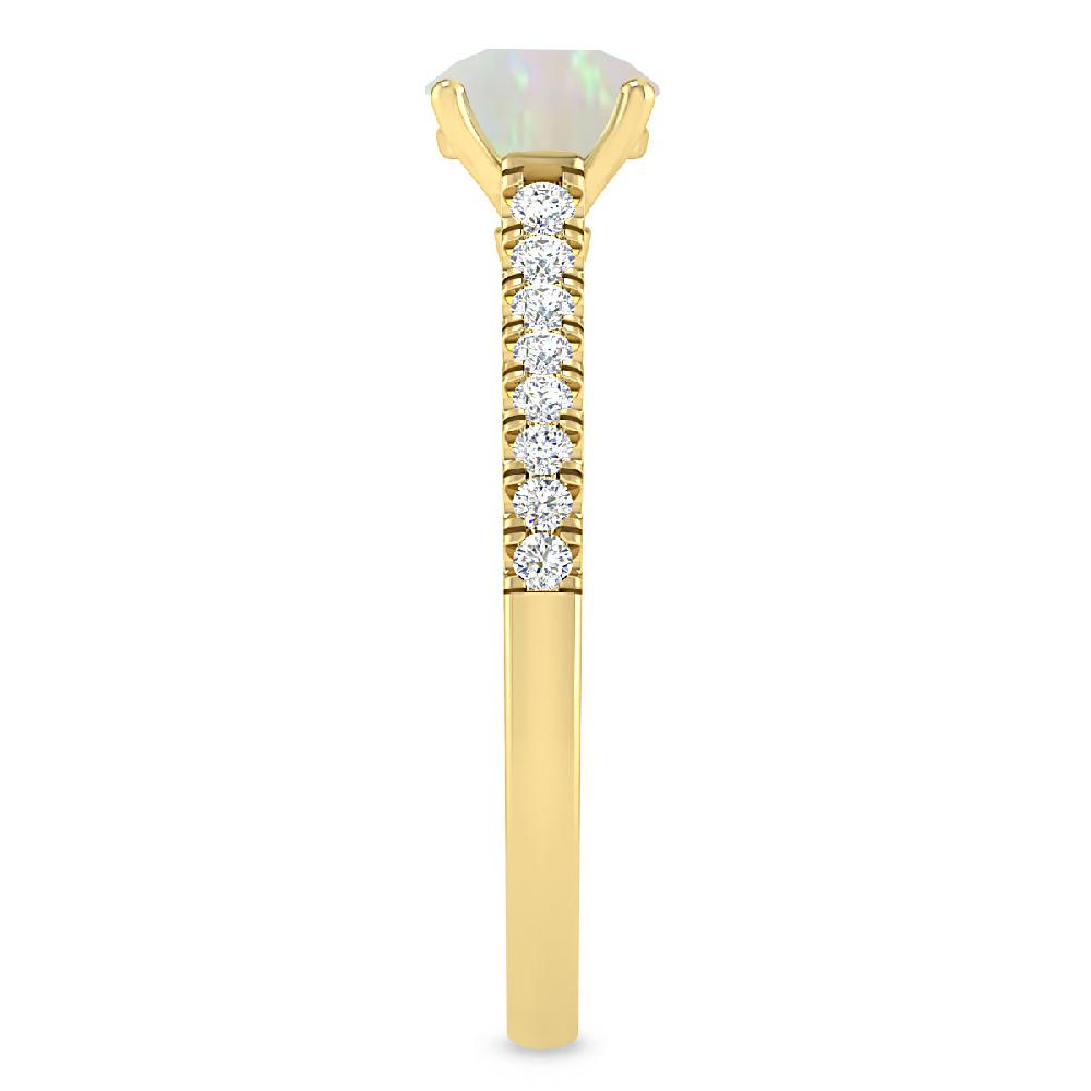 Yellow Gold - Opal
