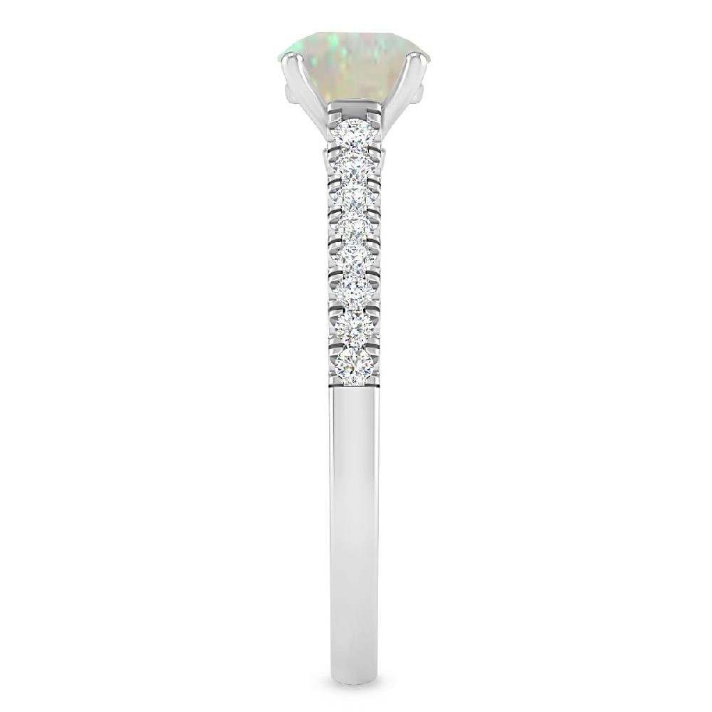 White Gold - Opal