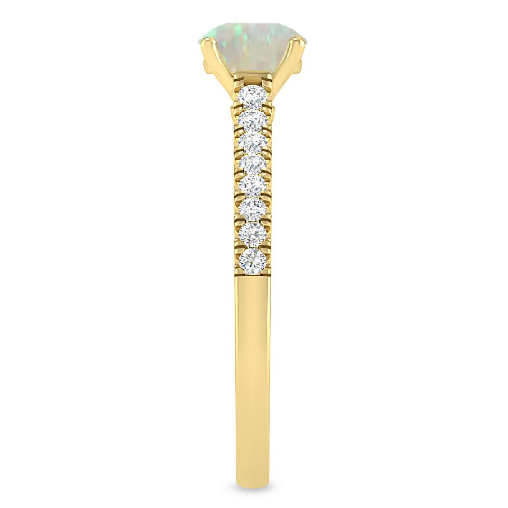 Yellow Gold - Opal