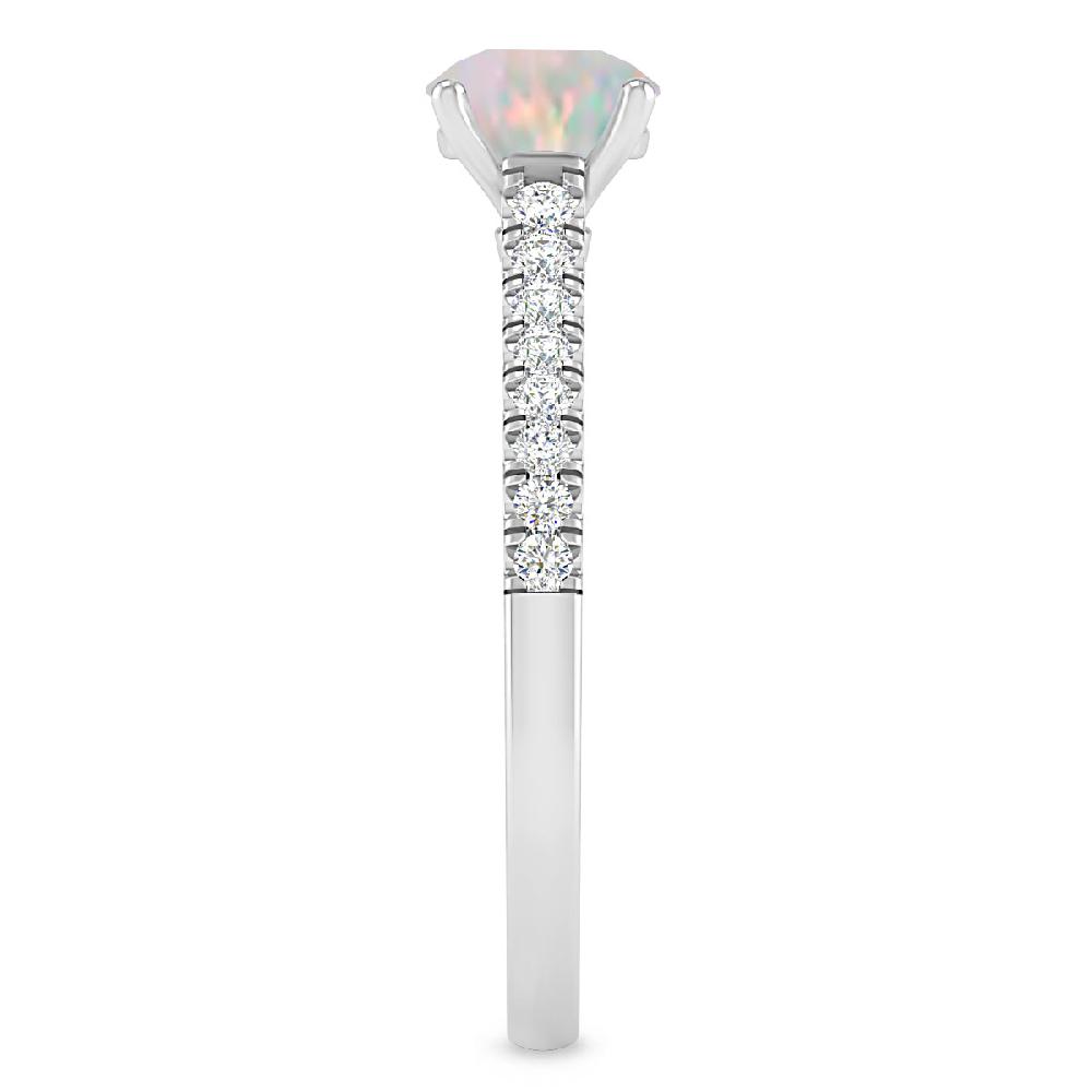 White Gold - Opal