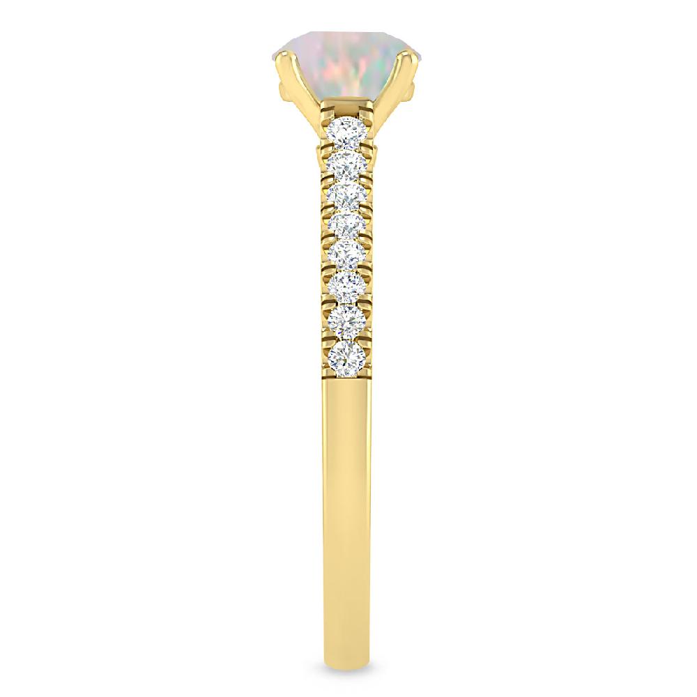 Yellow Gold - Opal